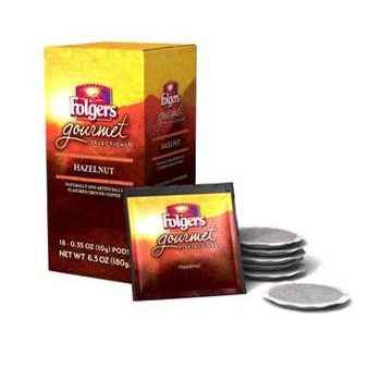 Folgers Gourmet Selections Hazelnut Coffee Pods 18ct Supply