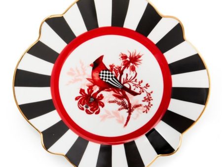 Cardinal Toile Bread and Butter Plate on Sale