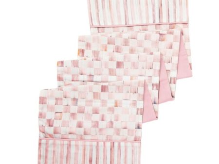 Rosy Check Table Runner Sale