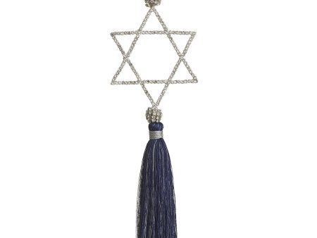 Star of David Tassel Ornament on Sale