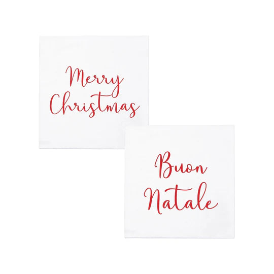 Papersoft Merry Christmas Napkins Discount