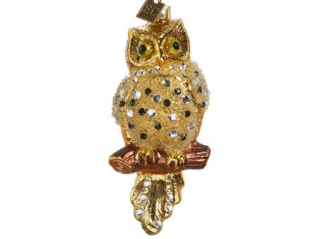 Jeweled Owl Ornament on Sale