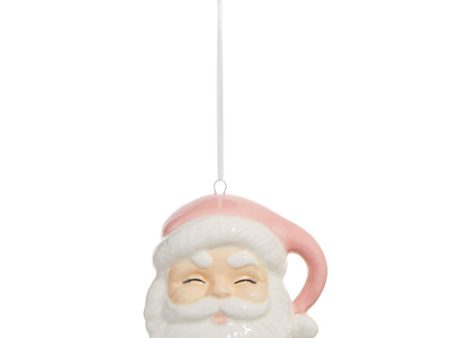 Pink Santa Ornament Supply