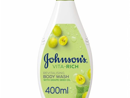 JohnsonÃ¢â‚¬â„¢S Body Wash Vitarich Revitalising Grape Seed Oil - 400Ml Sale