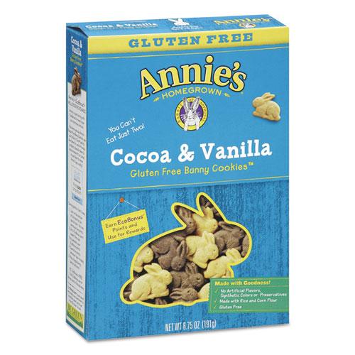 Annie s Homegrown Gluten Free Bunny Cocoa & Vanilla Cookies 6.75 oz Box 12ct Carton For Cheap