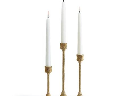 Gold Windsor Tapered Candlesticks S 3 on Sale