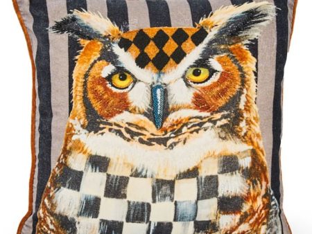 Autumnology Owl Throw Pillow For Sale