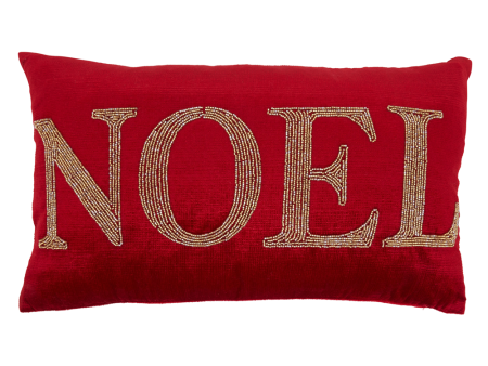 Beaded Noel Pillow Online