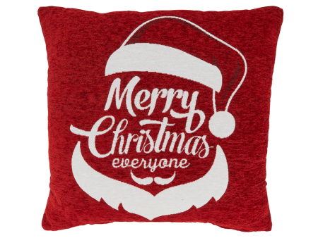 Chenille Jacquard Santa Pillow Online Sale